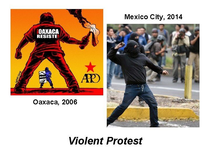 Mexico City, 2014 Oaxaca, 2006 Violent Protest 