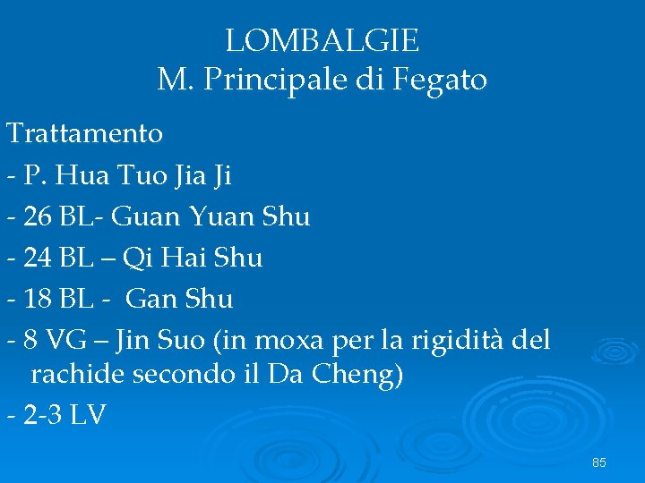LOMBALGIE M. Principale di Fegato Trattamento - P. Hua Tuo Jia Ji - 26
