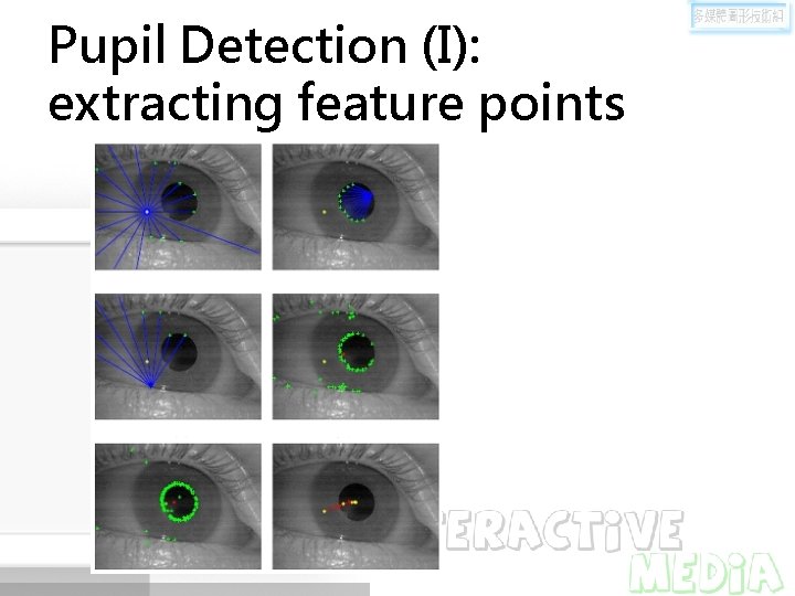 Pupil Detection (I): extracting feature points 