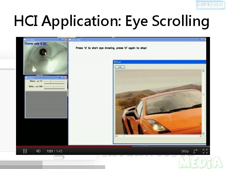 HCI Application: Eye Scrolling 