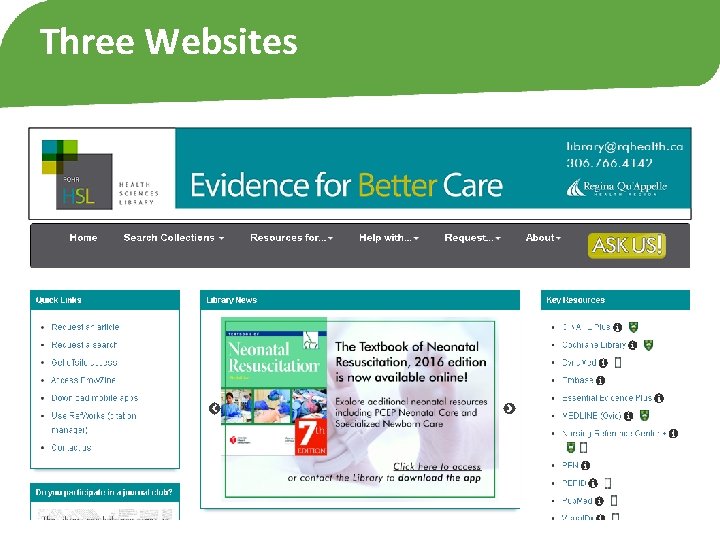Three Websites Three Websites