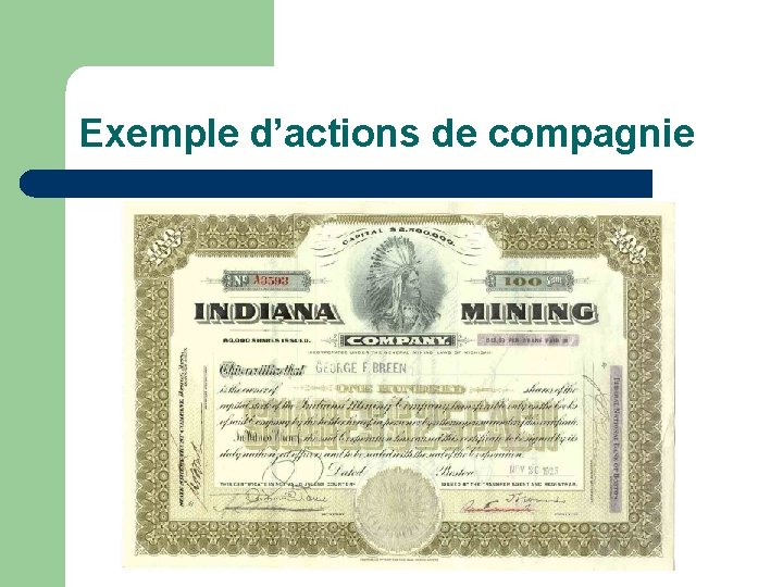 Exemple d’actions de compagnie 