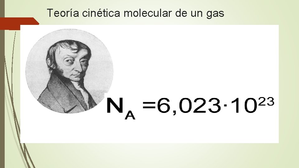 Teoría cinética molecular de un gas 