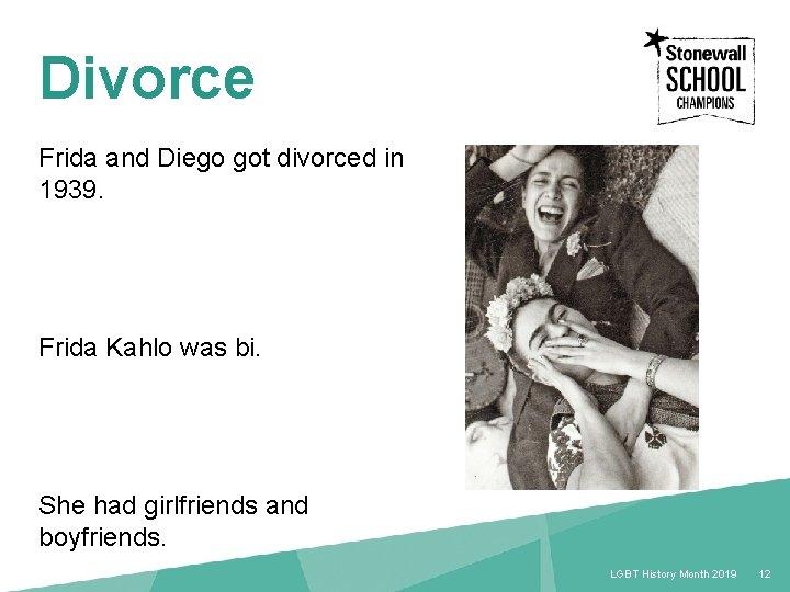 Divorce Frida and Diego got divorced in 1939. Frida Kahlo was bi. She had