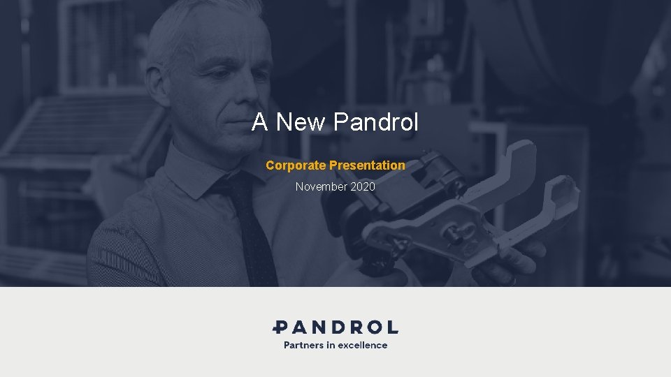 A New Pandrol Corporate Presentation November 2020 