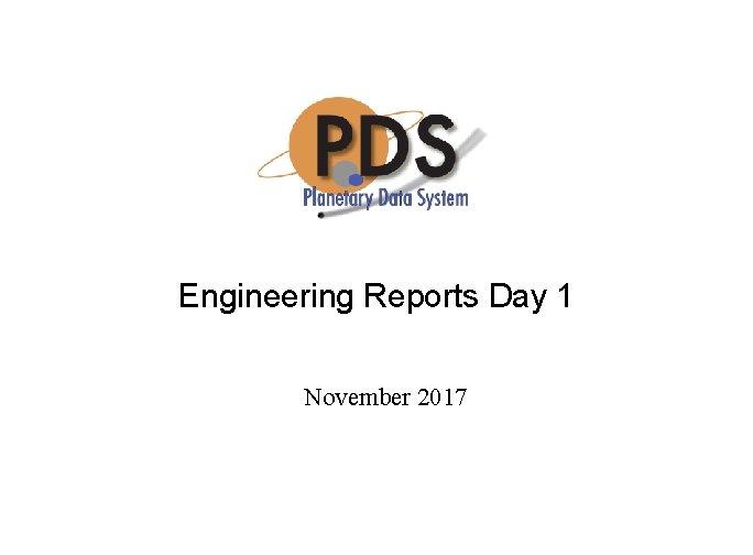 Engineering Reports Day 1 November 2017 