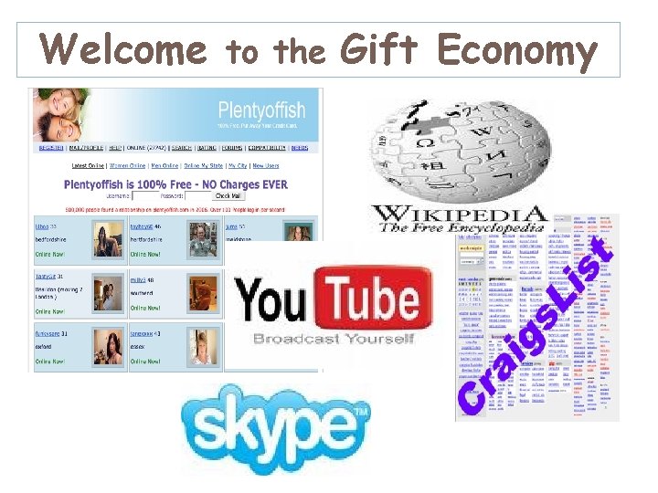 Welcome to the Gift Economy 