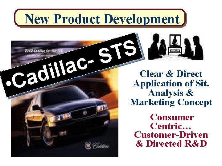 New Product Development d a • C S T S c a Clear &