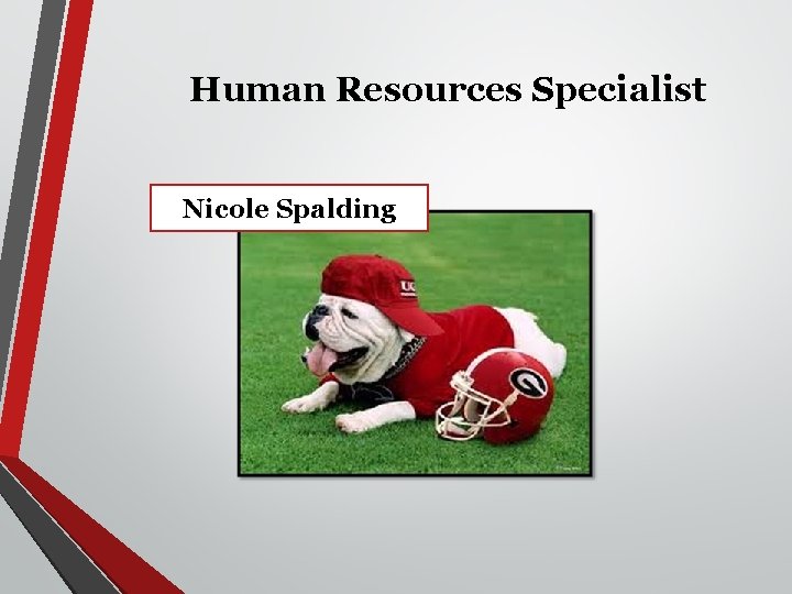 Human Resources Specialist Nicole Spalding 