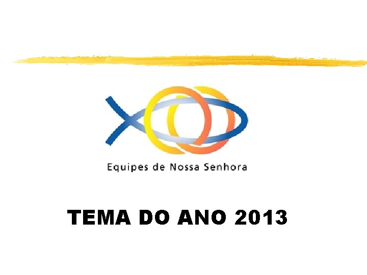 TEMA DO ANO 2013 