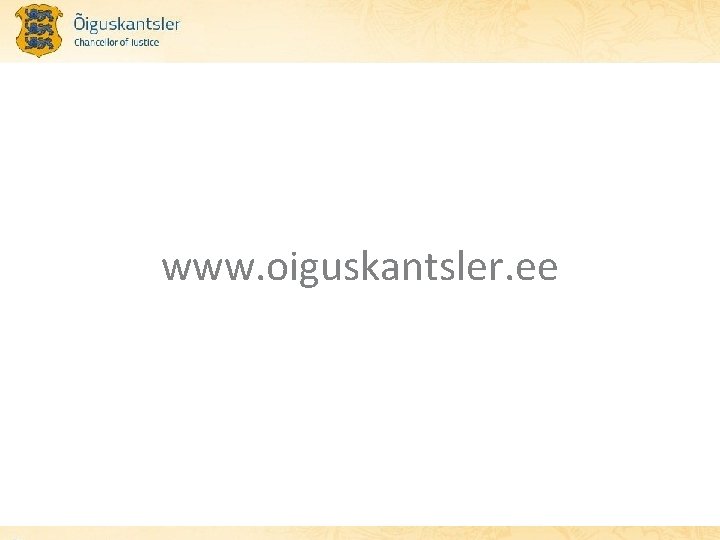 www. oiguskantsler. ee 