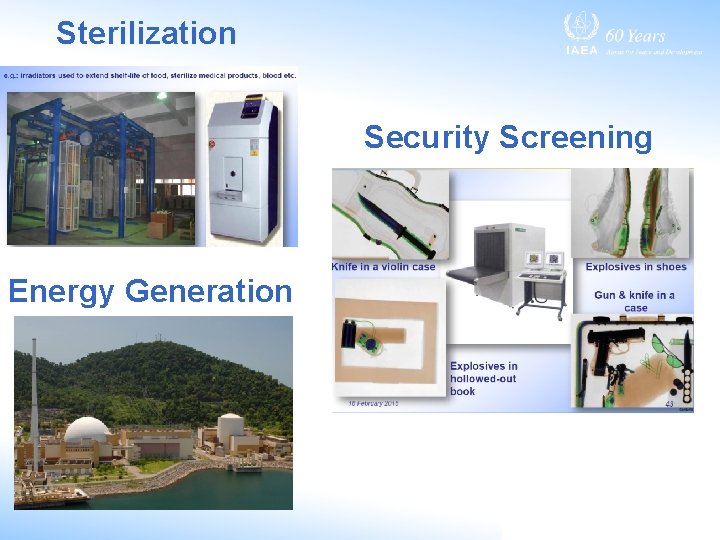 Sterilization Security Screening Energy Generation 