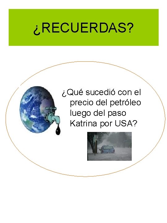 ¿RECUERDAS? ¿Qué sucedió con el precio del petróleo luego del paso Katrina por USA?