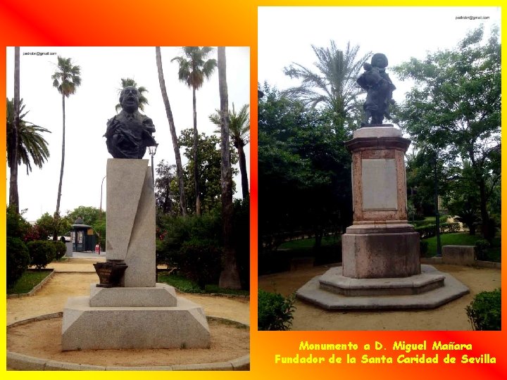 Monumento a D. Miguel Mañara Fundador de la Santa Caridad de Sevilla 