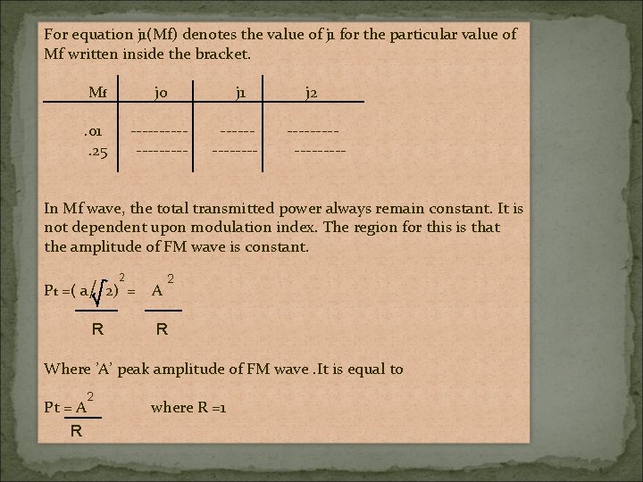 For equation j 1(Mf) denotes the value of j 1 for the particular value