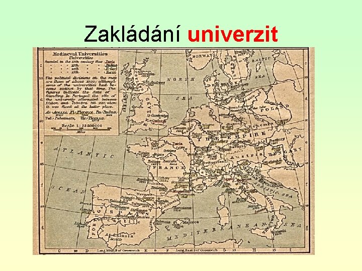 Zakládání univerzit 