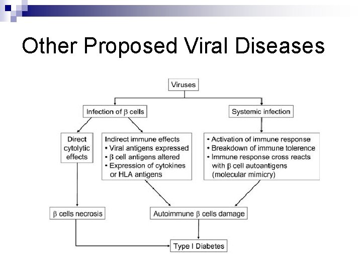 Other Proposed Viral Diseases 