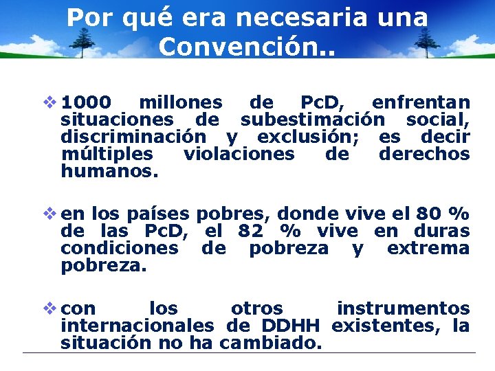 Por qué era necesaria una Convención. . v 1000 millones de Pc. D, enfrentan