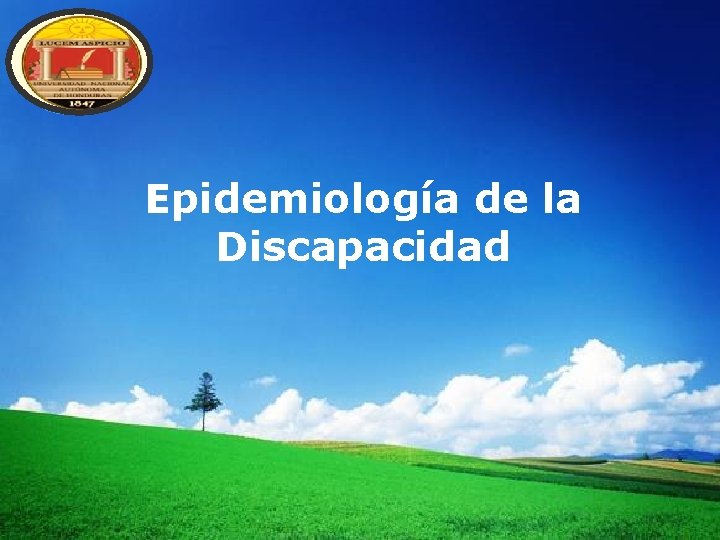 LOGO Epidemiología de la Discapacidad 