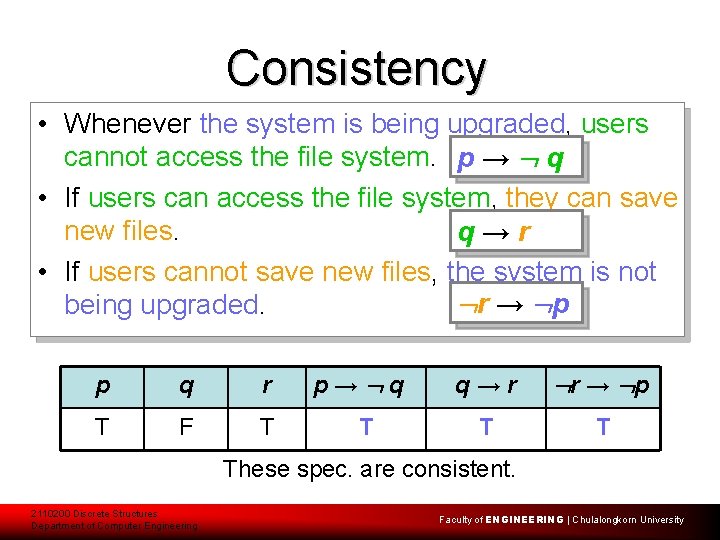 Consistency • Whenever the system is being upgraded, users cannot access the file system.