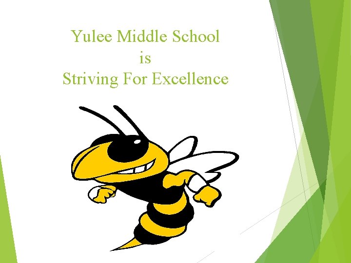 Yulee Middle School is Striving For Excellence 