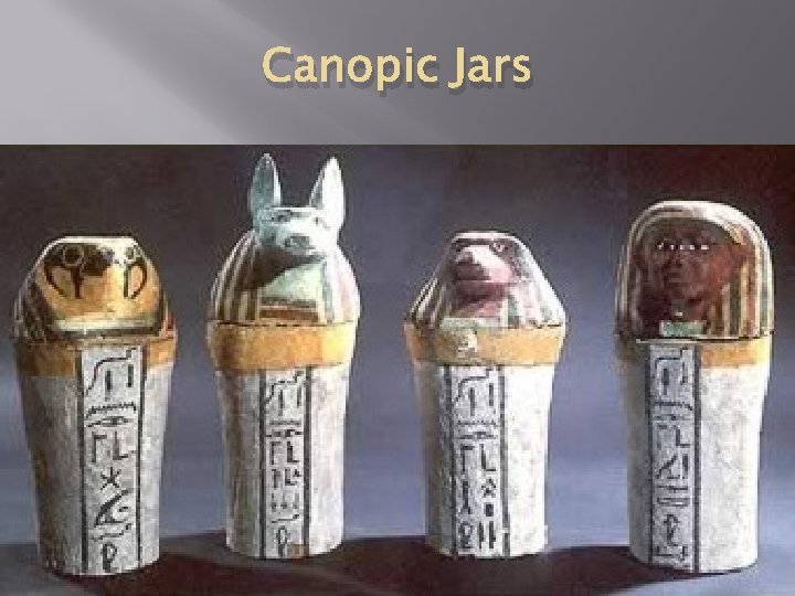 Canopic Jars 
