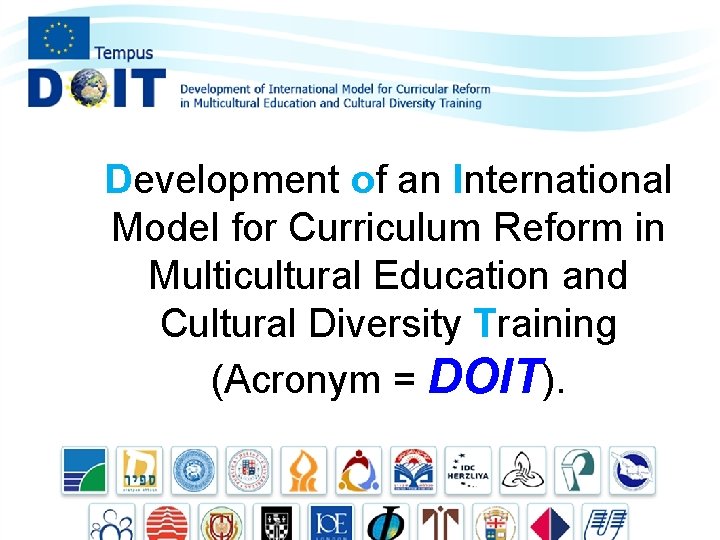 Development of an International Model for Curriculum Reform in Multicultural Education and Cultural Diversity