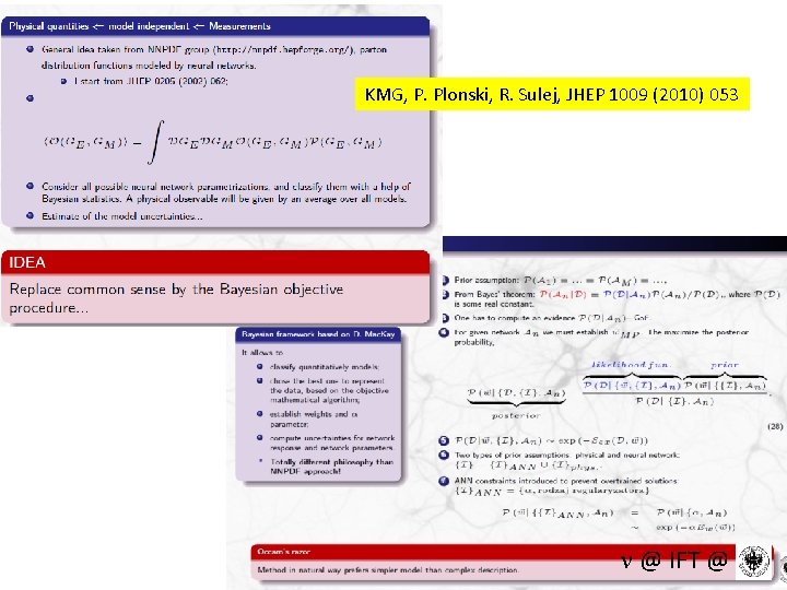 KMG, P. Plonski, R. Sulej, JHEP 1009 (2010) 053 n @ IFT @ 