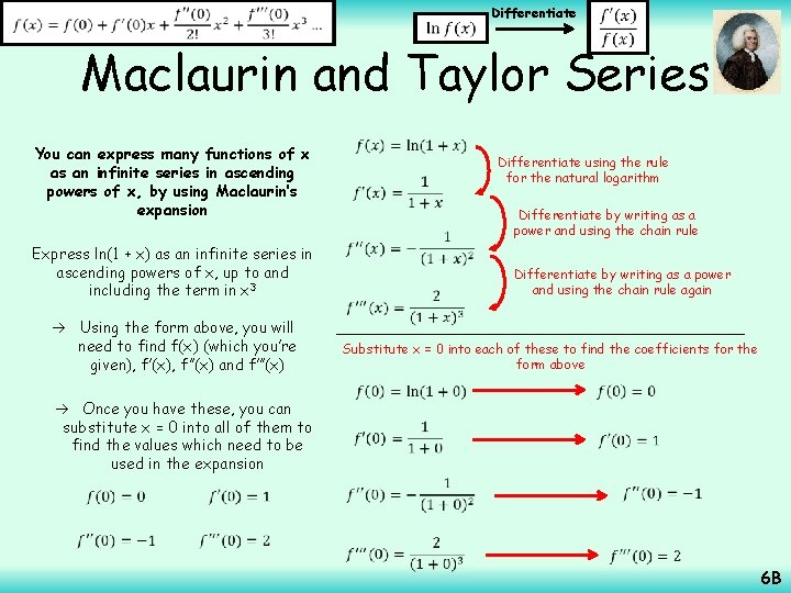  Differentiate Maclaurin and Taylor Series You can express many functions of x as