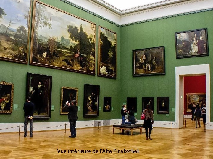 Vue intérieure de l'Alte Pinakothek 