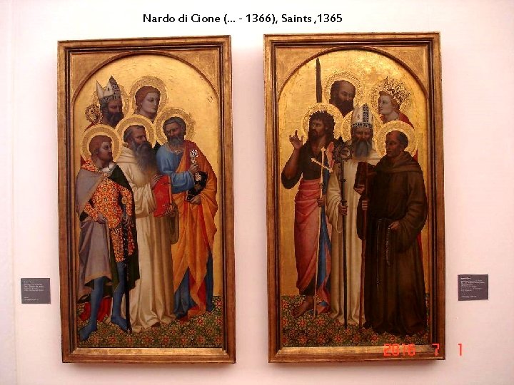 Nardo di Cione (… - 1366), Saints , 1365 