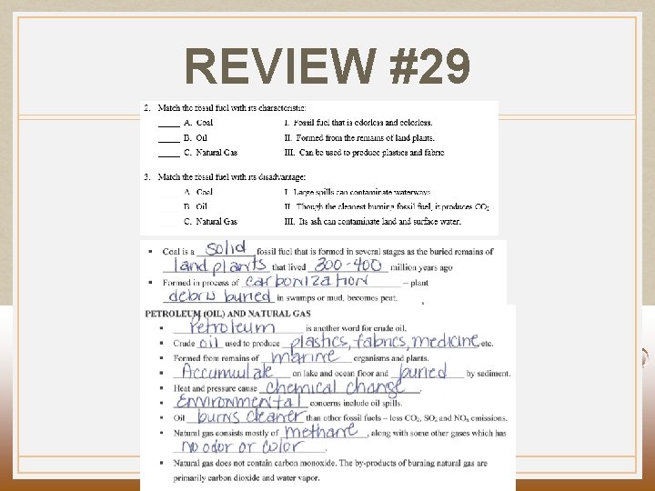 REVIEW #29 