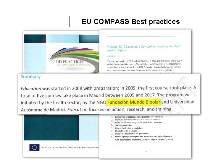 EU COMPASS Best practices 