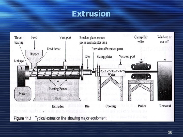 Extrusion 30 