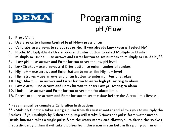 Programming p. H /Flow 1. 2. 3. 4. 5. 6. 7. 8. 9. 10. Programming p. H /Flow 1. 2. 3. 4. 5. 6. 7. 8. 9. 10.