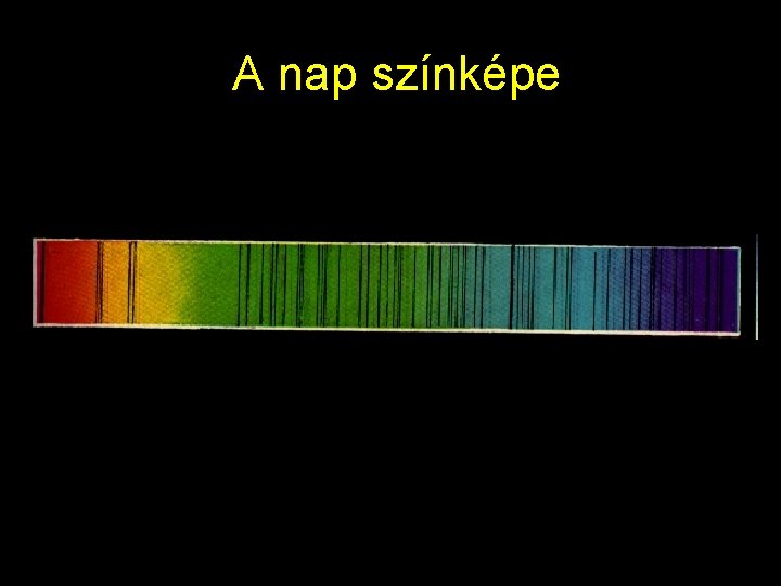 A nap színképe 42 