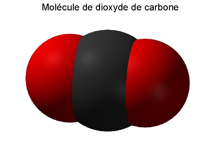 Molécule de dioxyde de carbone 