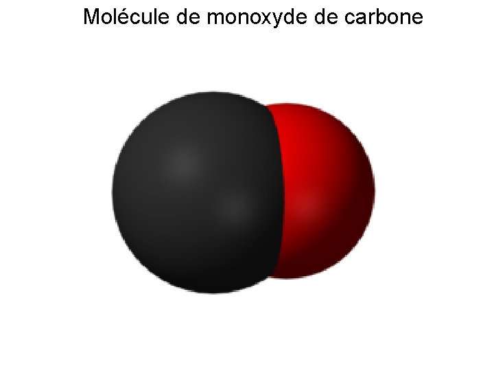 Molécule de monoxyde de carbone 