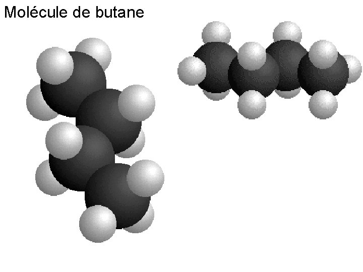 Molécule de butane 