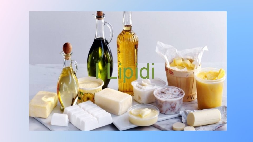 I Lipidi 