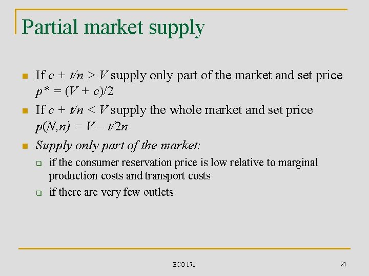 Product Variety Under Monopoly 1 Introduction N N