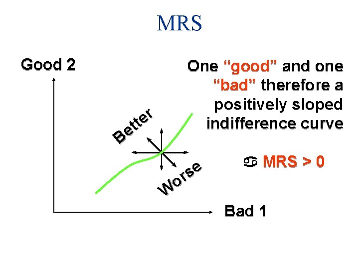 MRS Good 2 r e t t e B One “good” and one “bad”