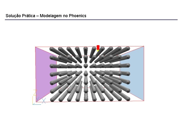 Solução Prática – Modelagem no Phoenics 