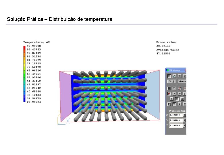 Solução Prática – Distribuição de temperatura 