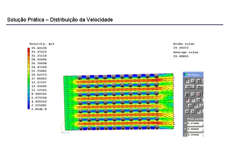 Solução Prática – Distribuição da Velocidade 