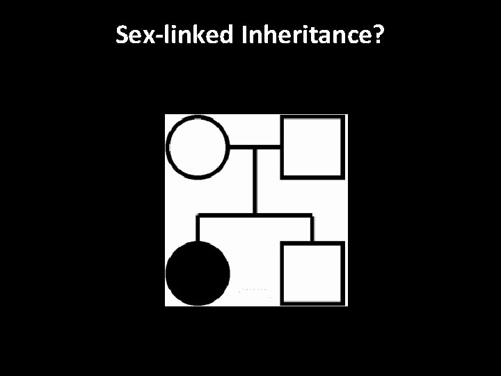 Sex-linked Inheritance? 
