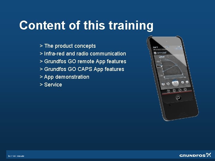 Content of this training > The product concepts > Infra-red and radio communication >