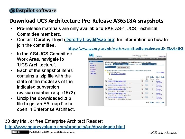 Download UCS Architecture Pre-Release AS 6518 A snapshots • Pre-release materials are only available