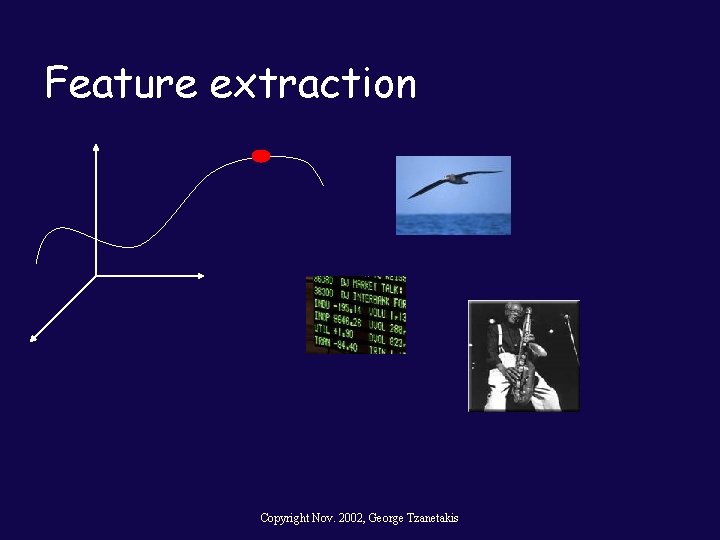 Feature extraction Copyright Nov. 2002, George Tzanetakis 