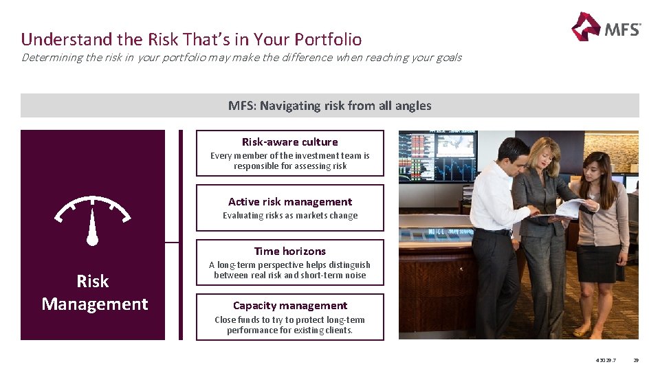 Understand the Risk That’s in Your Portfolio Determining the risk in your portfolio may